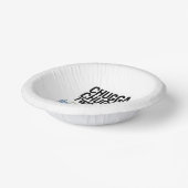 Chugga Chugga Twee | 2e verjaardag | schalen (2) Papieren Kommen (Gebogen)