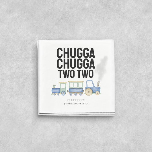 Chugga Chugga Twee | 2e verjaardag | Servetten