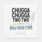 Chugga Chugga Twee | 2e verjaardag | Servetten (Voorkant)