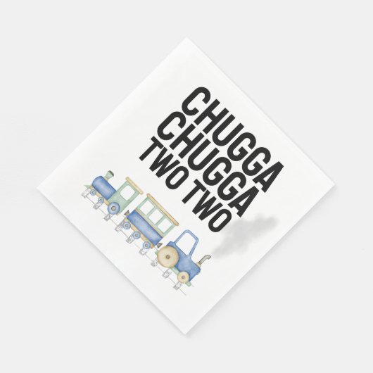 Chugga Chugga Twee | 2e verjaardag | Servetten (2) (Hoek)