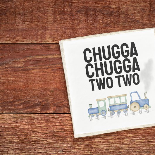 Chugga Chugga Twee | 2e verjaardag | Servetten (2)