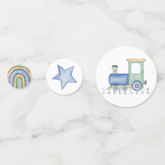 Chugga Chugga Twee | Kind B-Day Confetti (Voorkanten)