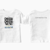 Chugga Chugga Twee | Kind Verjaardag T-shirt w / b