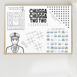 Chugga Chugga Twee | Kinder Spellen Placemat