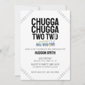 Chugga Chugga Twee | Kinderen Verjaardag Uitnodige Kaart (Voorkant)