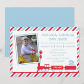 Chugga Chugga Twee Train Birthday Kaart (Voorkant / Achterkant)