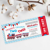 Chugga chugga twee treinkaartjes kaart