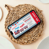 Chugga chugga twee treinkaartjes kaart