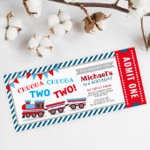 Chugga chugga twee treinkaartjes kaart