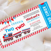 Chugga chugga twee treinkaartjes kaart