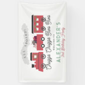 Chugga Chugga Twee Twee Kerstmis Trein 2e Verjaard Spandoek (Verticaal)