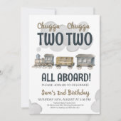 Chugga Chugga Twee Twee Twee 2e Verjaardag Kaart (Voorkant)