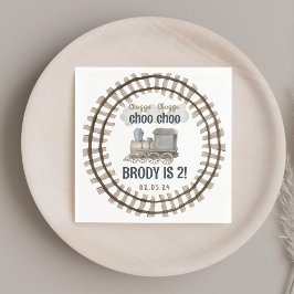 Chugga Chugga Twee Twee Twee 2e Verjaardag Servet