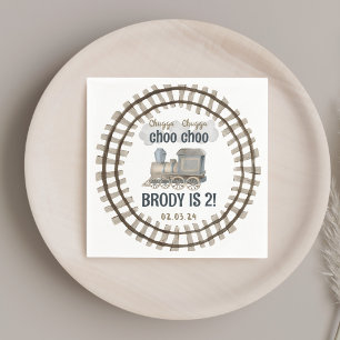 Chugga Chugga Twee Twee Twee 2e Verjaardag Servet