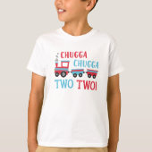 Chugga Chugga Twee Twee Twee 2e Verjaardag Shirt (Voorkant)