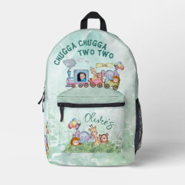 Chugga Chugga Twee Twee Waterverven Bedrukte Rugzak