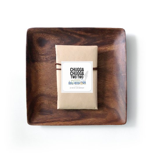 Chugga Chugga Twee | Verjaardag | Favoriete Sticke Vierkante Sticker