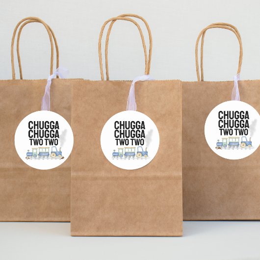 Chugga Chugga Twee | Verjaardag | Stickers begunst