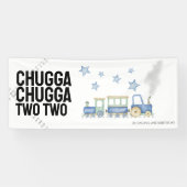 Chugga Chugga Twee | Verjaardag | Vinyl banner (Horizontaal)