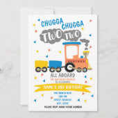 Chugga Chugga Two Party Kaart (Voorkant)