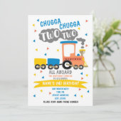 Chugga Chugga Two Party Kaart (Staand voorkant)