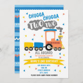 Chugga Chugga Two Party Kaart (Voorkant / Achterkant)