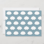 Chugga Chugga Two Train Blue Boy 2de verjaardag Kaart (Achterkant)