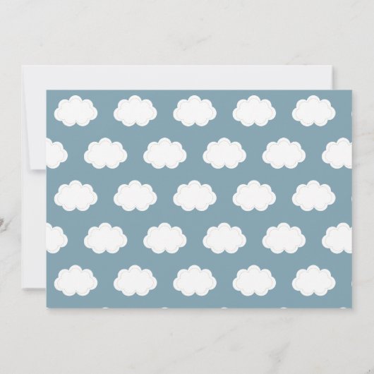 Chugga Chugga Two Train Blue Boy 2de verjaardag Kaart (Achterkant)