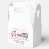 Chugga Chugga Two Train Pink Girl 2e verjaardag Bedankdoosjes (Geopend)