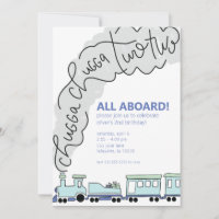 Chugga Chugga Two Train Second Birthday Party