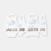 Chugga Chugga Two Two Train Birthday Favor box Bedankdoosjes (Uitgevouwen)