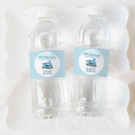 Chugga Twee Choo Choo Trein 2e verjaardagsfeestje Waterfles Etiket