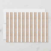 Chugga twee trein tweede verjaardag foto kaart (Achterkant)