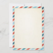 Chugga Two Train Choo Boy Red Blue 2nd Birthday Kaart (Achterkant)