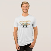 Chuggers Ambachtelijk Bier Tri-Blend Shirt (Voorkant volledig)