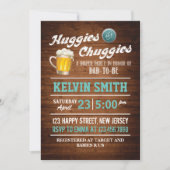 Chuggies & Huggies Baby shower Uitnodiging (Voorkant)