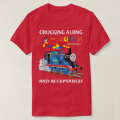 Chugging Along Autism Awareness And Acceptance Aut T-shirt (Design voorkant)