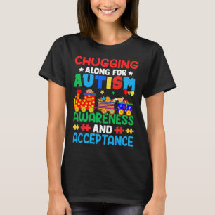 Chugging Along Voor Autisme Dag T-shirt