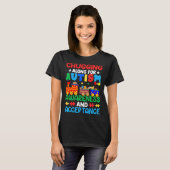 Chugging Along Voor Autisme Dag  T-shirt (Voorkant volledig)