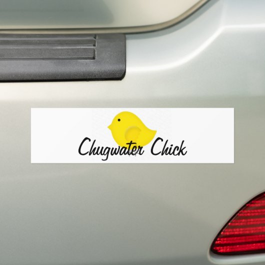 Chugwater Chick Bumpersticker (Op auto)