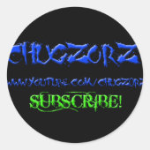 Chugz0rz Sticker (Voorkant)