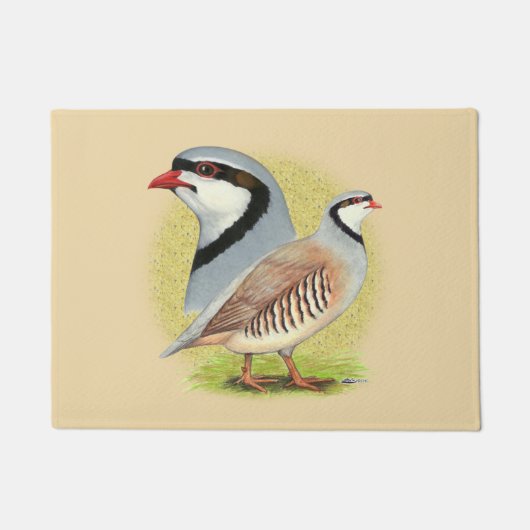 Chukar Partridge Combo Deurmat (Voorkant)