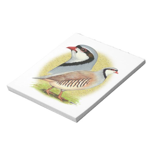 Chukar Partridge Combo Notitieblok (Linkerzijde)
