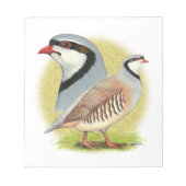 Chukar Partridge Combo Notitieblok (Voorkant)