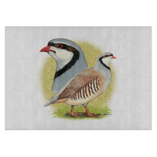 Chukar Partridge Combo Snijplank (Voorkant)