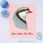 Chukar: Partridge Head Flyer (Enkel)