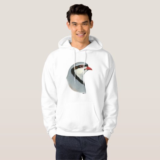 Chukar: Partridge Head Hoodie (Voorkant volledig)
