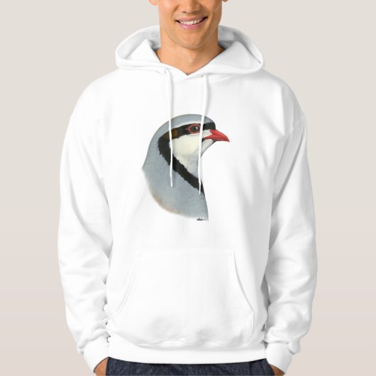 Chukar: Partridge Head Hoodie (Voorkant)