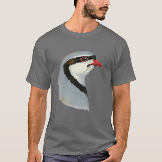 Chukar:  Partridge Head T-shirt (Voorkant)