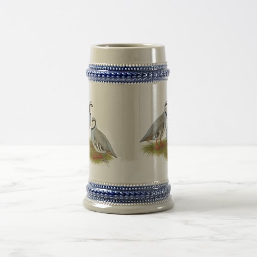 Chukar Partridge Pair Bierpul (Center)